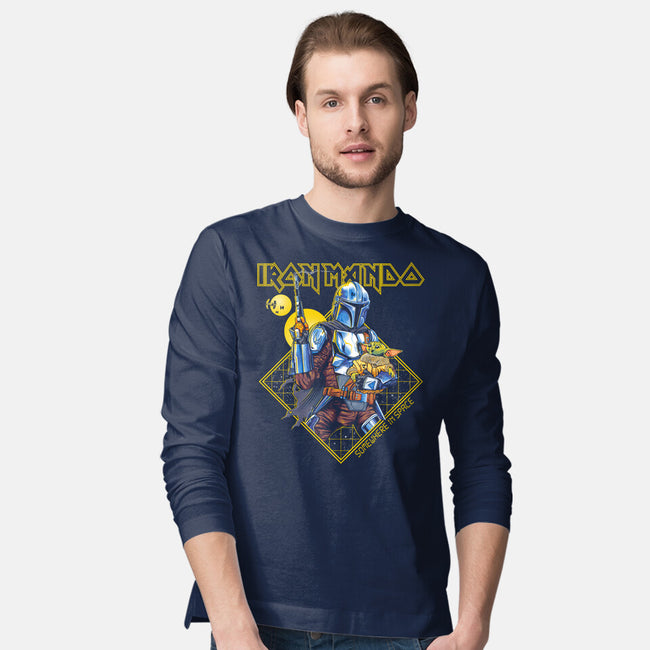 Somewhere In Space-Mens-Long Sleeved-Tee-CappO