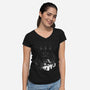 Evil Galaxy-Womens-V-Neck-Tee-dalethesk8er