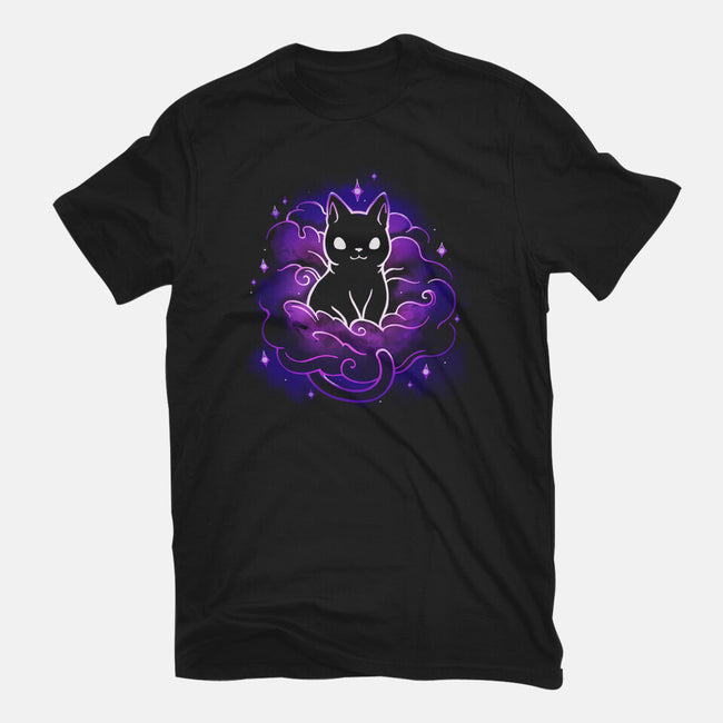 Nebula Cat-Unisex-Basic-Tee-Vallina84