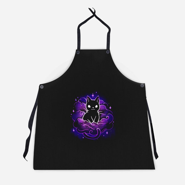 Nebula Cat-Unisex-Kitchen-Apron-Vallina84