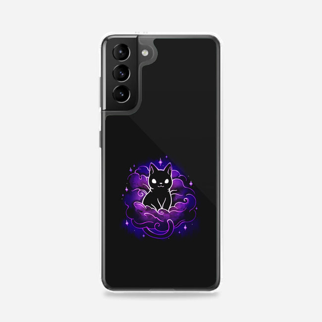 Nebula Cat-Samsung-Snap-Phone Case-Vallina84