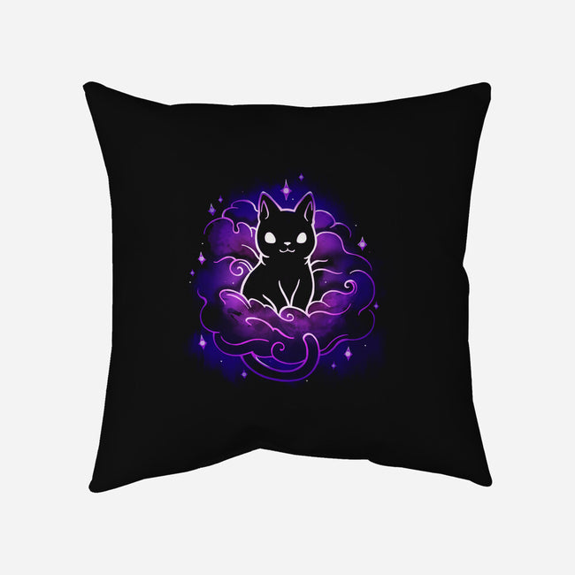 Nebula Cat-None-Removable Cover w Insert-Throw Pillow-Vallina84