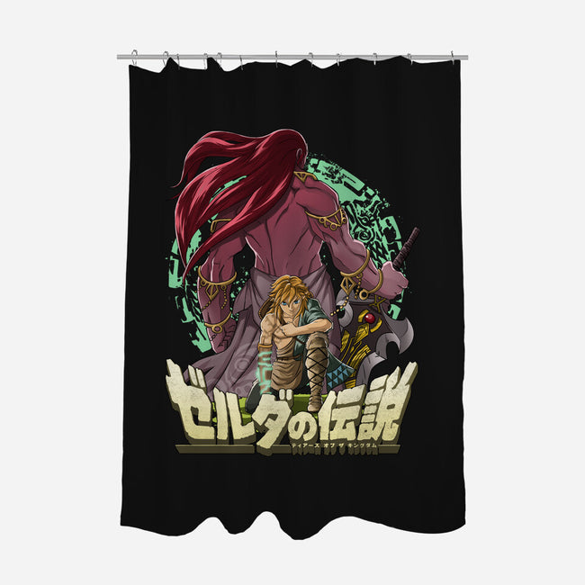 Tears Of The Evil Reborn-None-Polyester-Shower Curtain-Diego Oliver