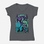 Dungeons Inc-Womens-V-Neck-Tee-Studio Mootant