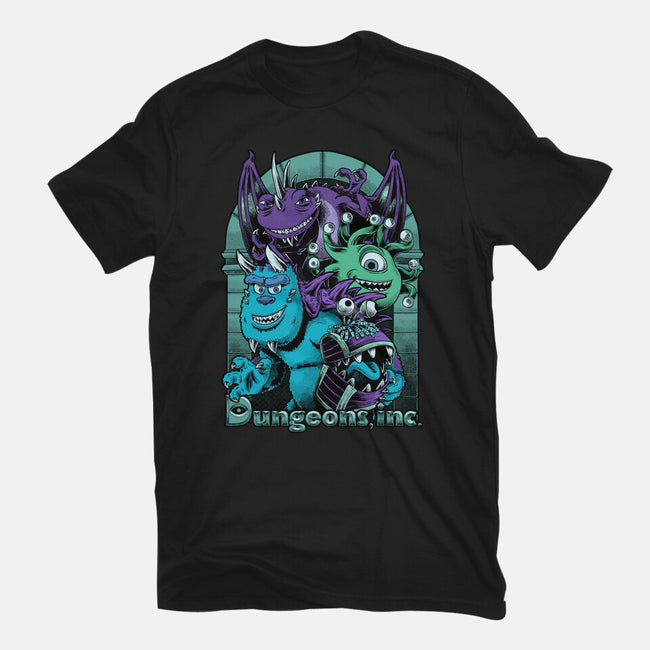 Dungeons Inc-Womens-Fitted-Tee-Studio Mootant