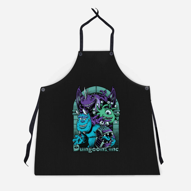 Dungeons Inc-Unisex-Kitchen-Apron-Studio Mootant