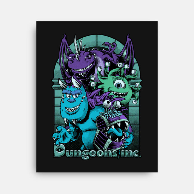 Dungeons Inc-None-Stretched-Canvas-Studio Mootant