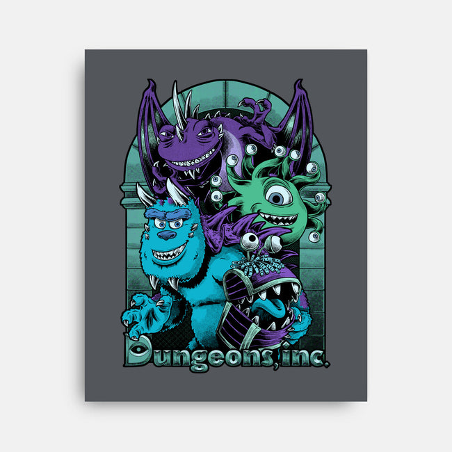 Dungeons Inc-None-Stretched-Canvas-Studio Mootant