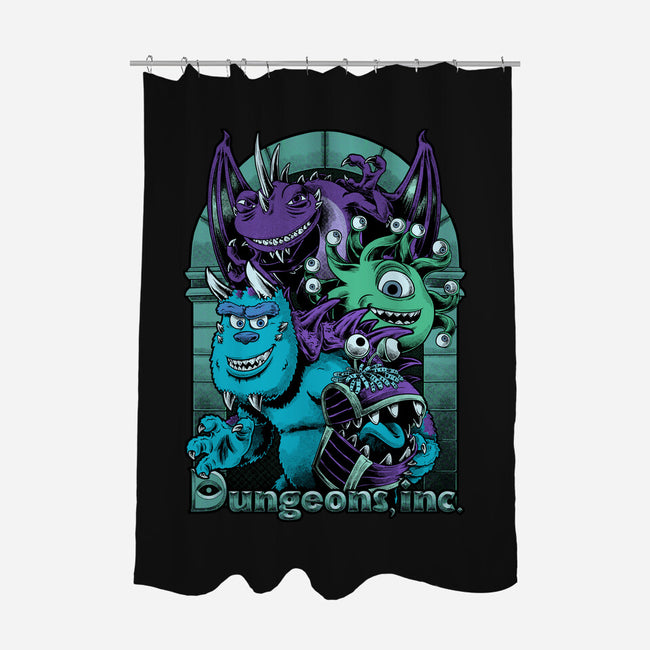 Dungeons Inc-None-Polyester-Shower Curtain-Studio Mootant