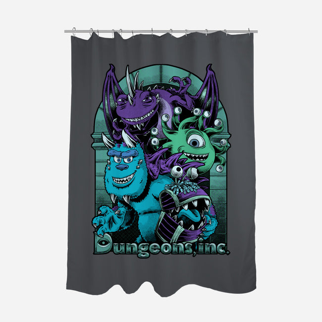 Dungeons Inc-None-Polyester-Shower Curtain-Studio Mootant