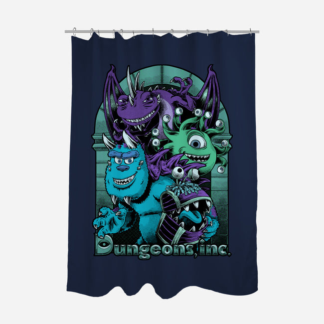 Dungeons Inc-None-Polyester-Shower Curtain-Studio Mootant