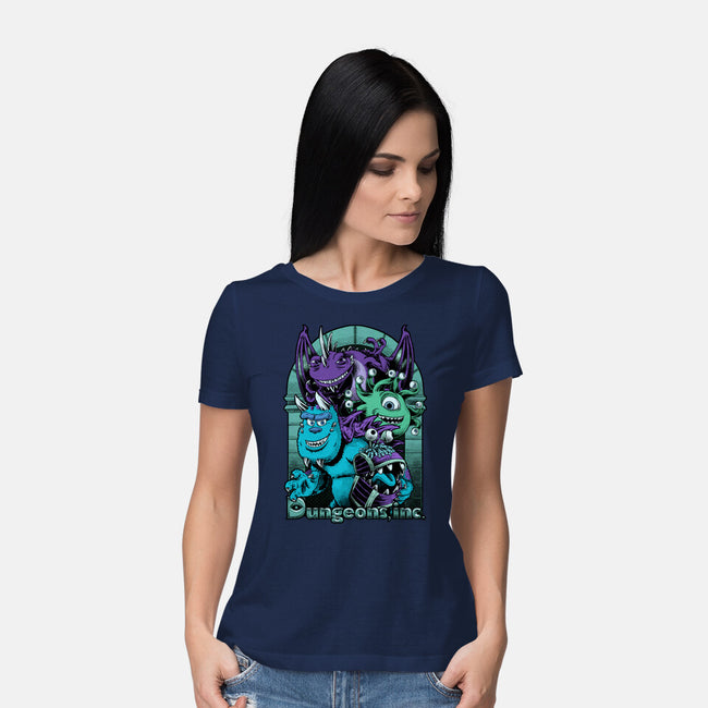 Dungeons Inc-Womens-Basic-Tee-Studio Mootant
