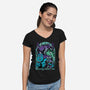 Dungeons Inc-Womens-V-Neck-Tee-Studio Mootant