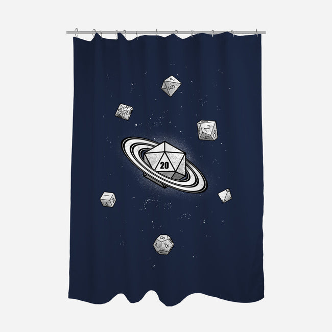 Dice Galaxy-None-Polyester-Shower Curtain-Studio Mootant