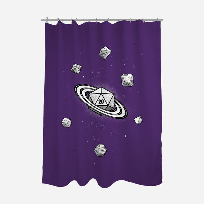 Dice Galaxy-None-Polyester-Shower Curtain-Studio Mootant