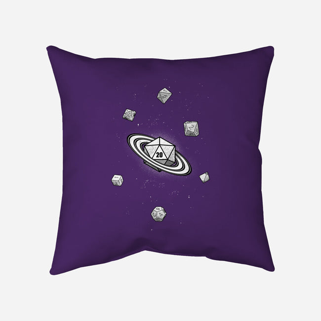 Dice Galaxy-None-Removable Cover w Insert-Throw Pillow-Studio Mootant