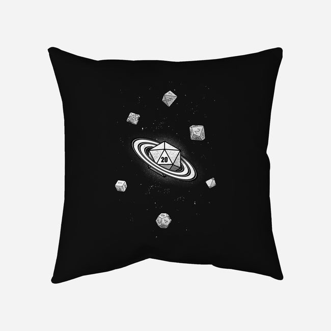 Dice Galaxy-None-Removable Cover-Throw Pillow-Studio Mootant