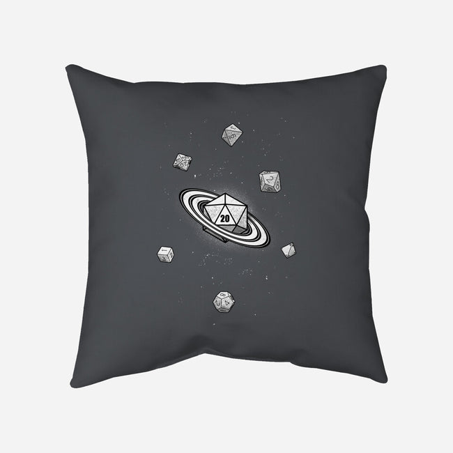 Dice Galaxy-None-Removable Cover-Throw Pillow-Studio Mootant