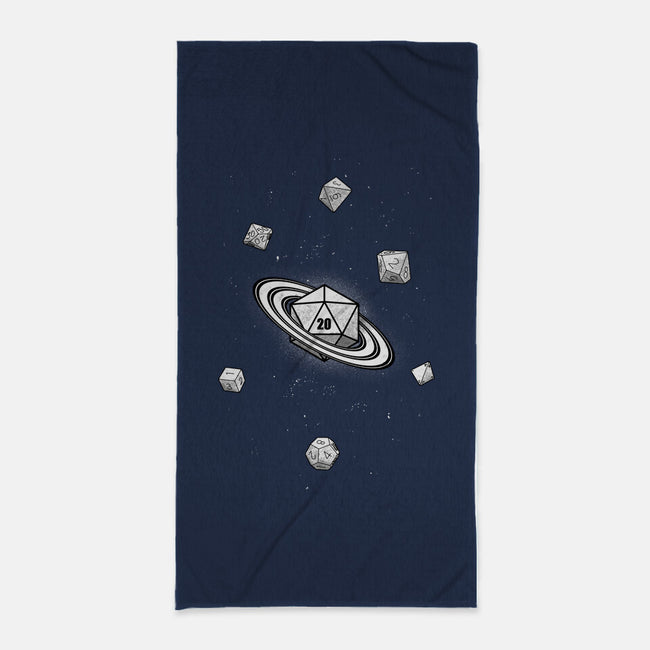 Dice Galaxy-None-Beach-Towel-Studio Mootant