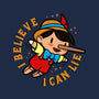 I Believe I Can Lie-Womens-Basic-Tee-Boggs Nicolas