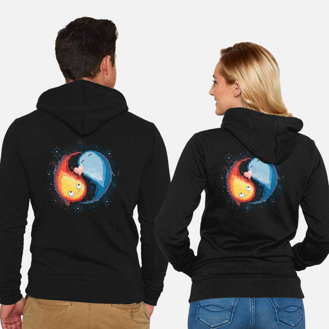 Fire Death Alive-Unisex-Zip-Up-Sweatshirt-Vallina84