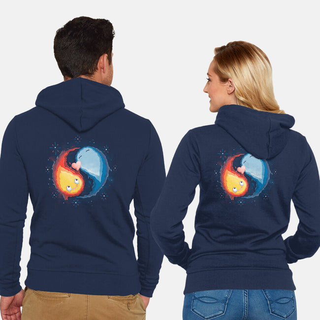 Fire Death Alive-Unisex-Zip-Up-Sweatshirt-Vallina84
