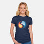 Fire Death Alive-Womens-Fitted-Tee-Vallina84