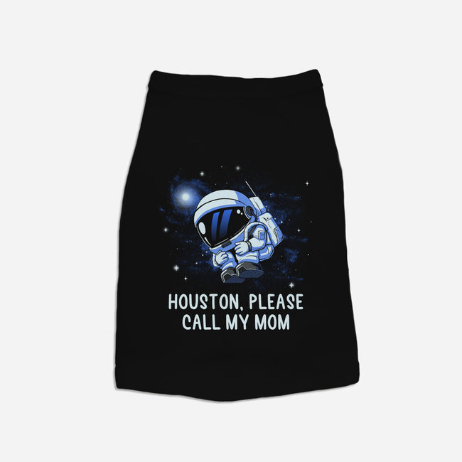 Houston Please Call My Mom-Cat-Basic-Pet Tank-koalastudio