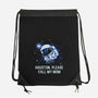 Houston Please Call My Mom-None-Drawstring-Bag-koalastudio