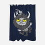 Yellow Eyes-none polyester shower curtain-wotto