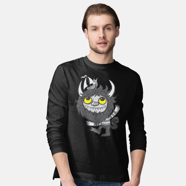Yellow Eyes-mens long sleeved tee-wotto