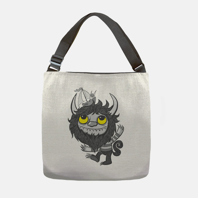 Yellow Eyes-none adjustable tote-wotto