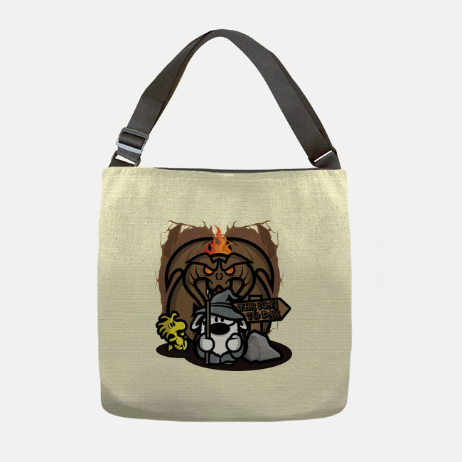 This Way To Pass-None-Adjustable Tote-Bag-jrberger