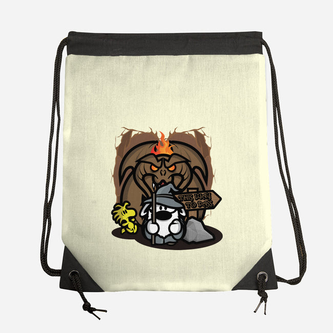 This Way To Pass-None-Drawstring-Bag-jrberger
