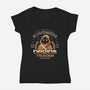 Droids Trader-Womens-V-Neck-Tee-Logozaste