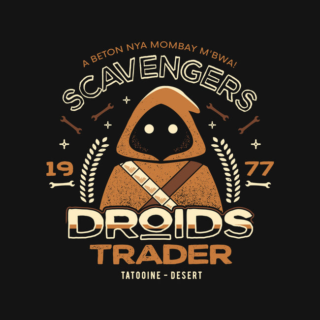 Droids Trader-Womens-V-Neck-Tee-Logozaste