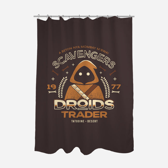 Droids Trader-None-Polyester-Shower Curtain-Logozaste