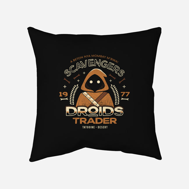 Droids Trader-None-Removable Cover w Insert-Throw Pillow-Logozaste
