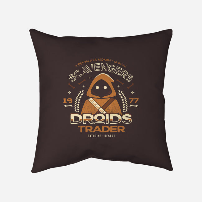 Droids Trader-None-Removable Cover w Insert-Throw Pillow-Logozaste