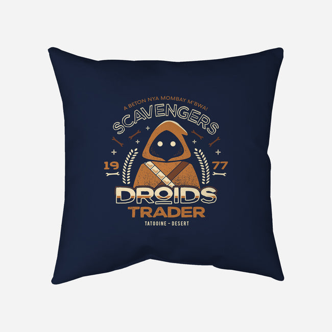 Droids Trader-None-Removable Cover w Insert-Throw Pillow-Logozaste
