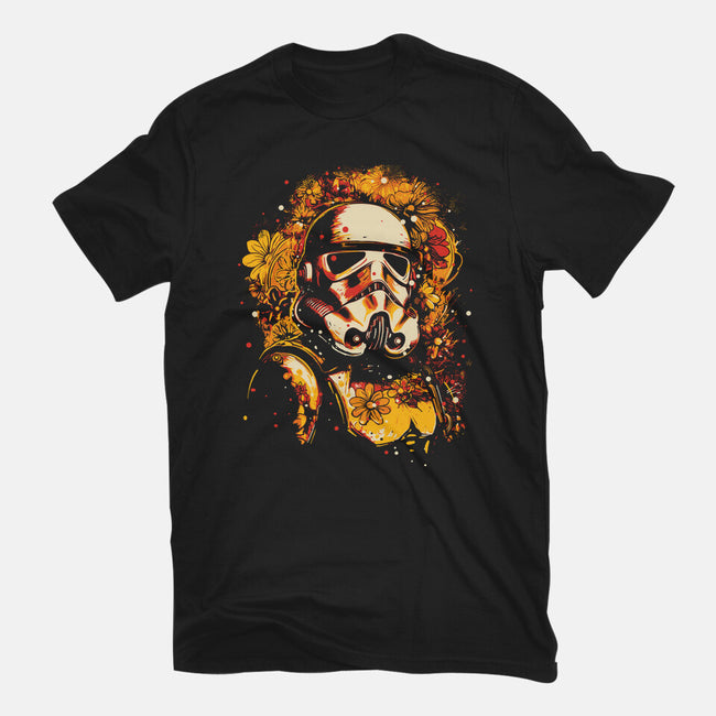 Flower Trooper-Mens-Basic-Tee-kharmazero
