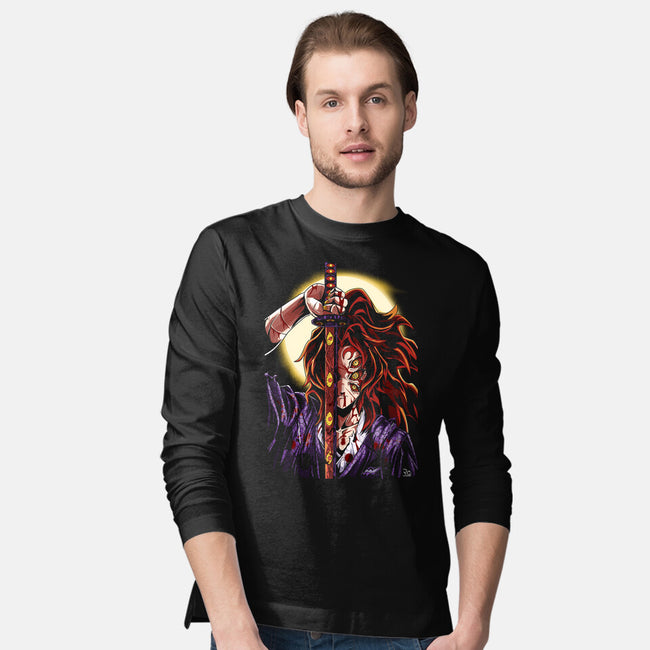 Oni Kokushibou-Mens-Long Sleeved-Tee-Nihon Bunka