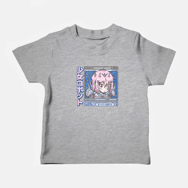 Cyber Devil Girl-Baby-Basic-Tee-Bear Noise