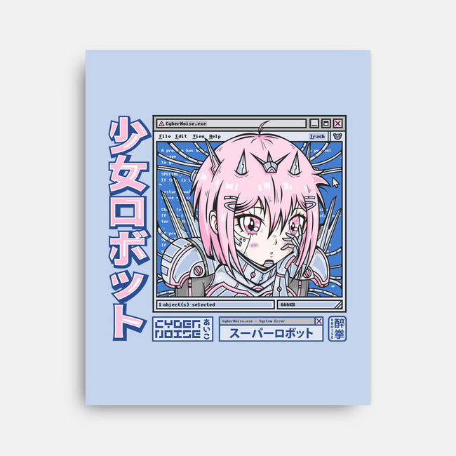 Cyber Devil Girl-None-Stretched-Canvas-Bear Noise