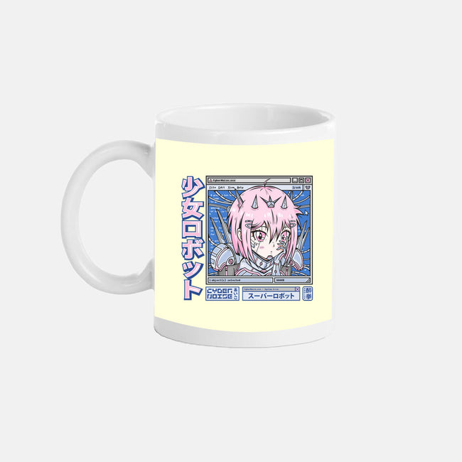 Cyber Devil Girl-None-Mug-Drinkware-Bear Noise