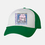 Cyber Devil Girl-Unisex-Trucker-Hat-Bear Noise