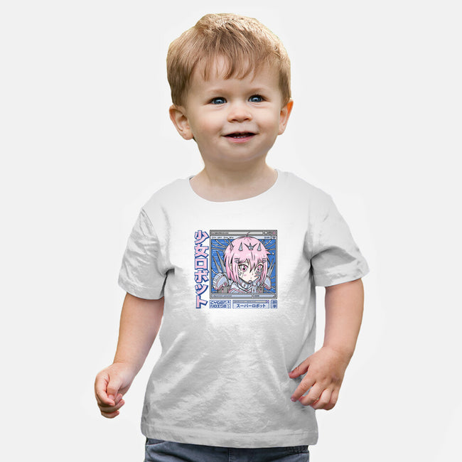 Cyber Devil Girl-Baby-Basic-Tee-Bear Noise