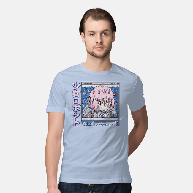 Cyber Devil Girl-Mens-Premium-Tee-Bear Noise