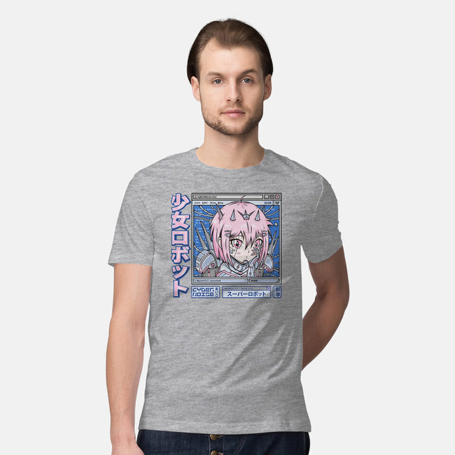 Cyber Devil Girl-Mens-Premium-Tee-Bear Noise