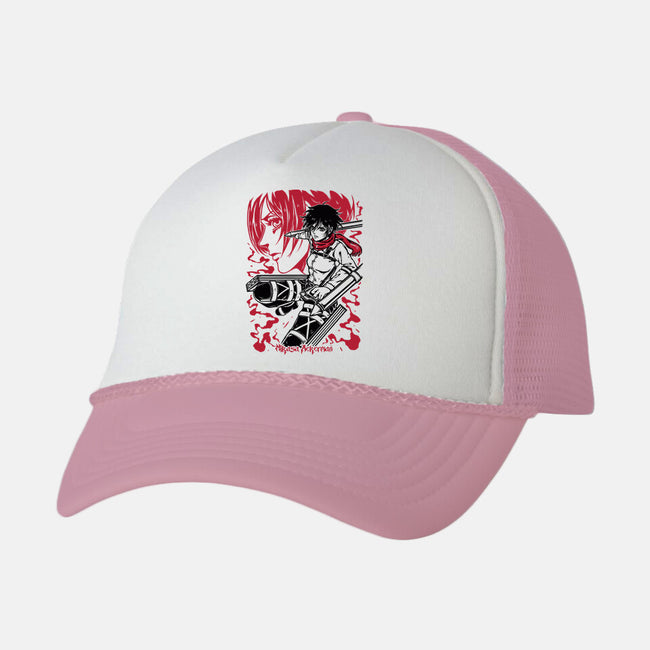 Awakened Power-Unisex-Trucker-Hat-Panchi Art